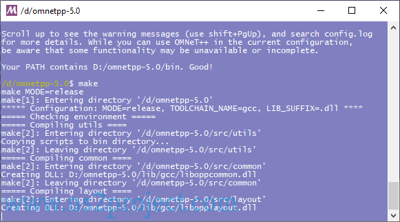 Installation of OMNeT