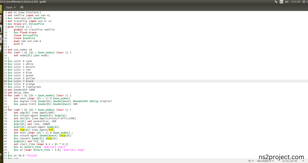 Create the Main.tcl file in the scratch folder