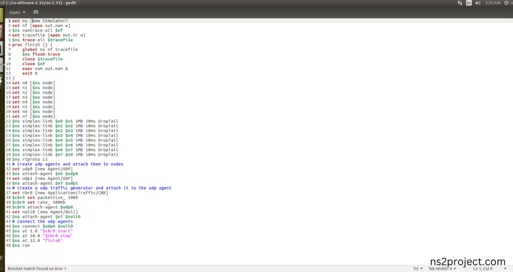 Create the Main.tcl file in the scratch folder