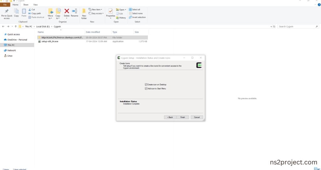 Execute the Executable file