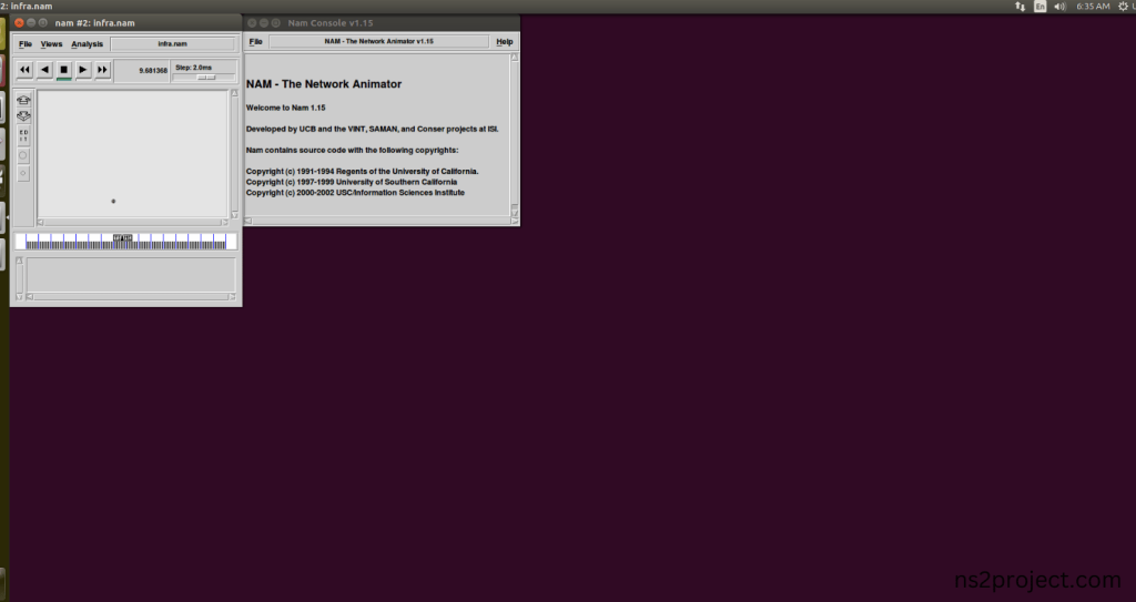 Executing the Example Program for Mac-802_11 Header