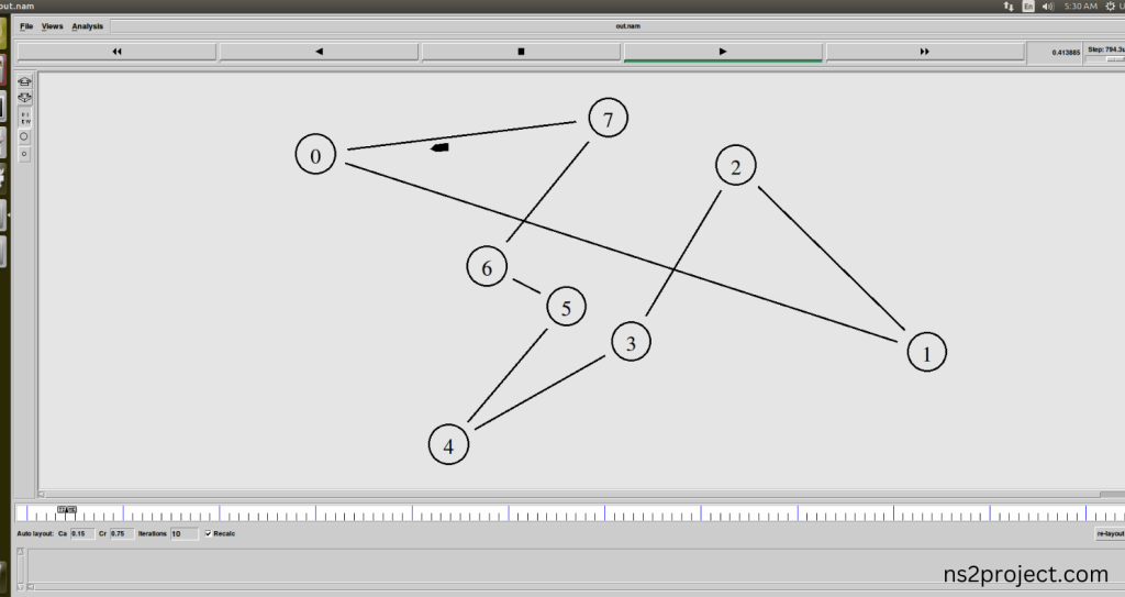 Executing the Example Program for Udp Header