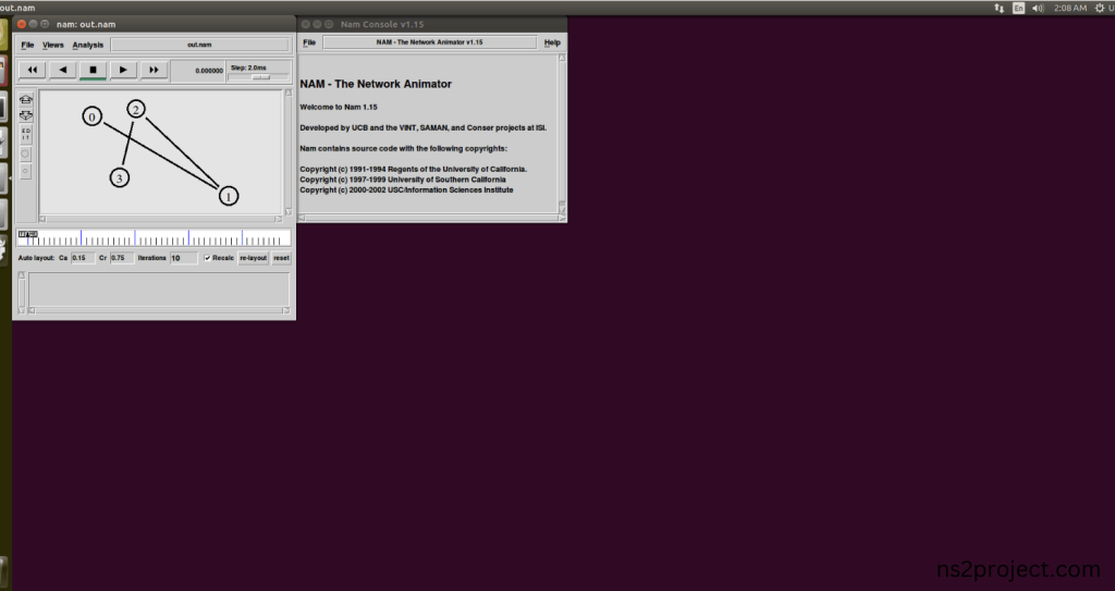 Executing the Example Program for otcl Header