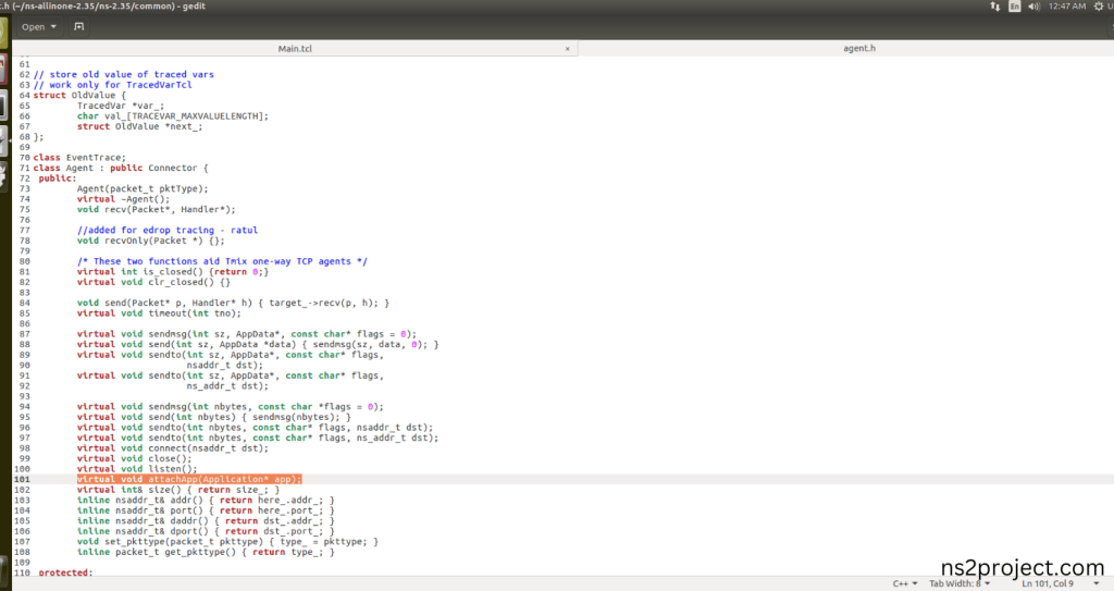 Importing Agent.h