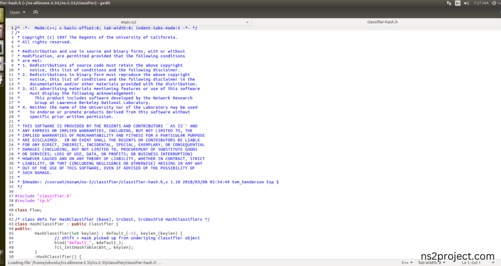Importing Classifier-hash.h