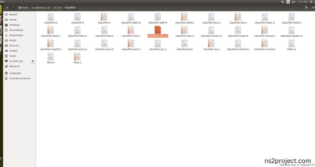 Importing Classifier-mac.cc