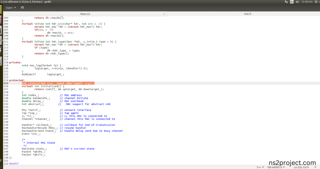 Importing Mac.h