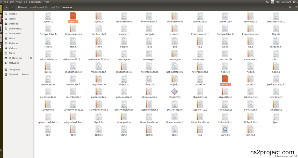 Importing Packet.h