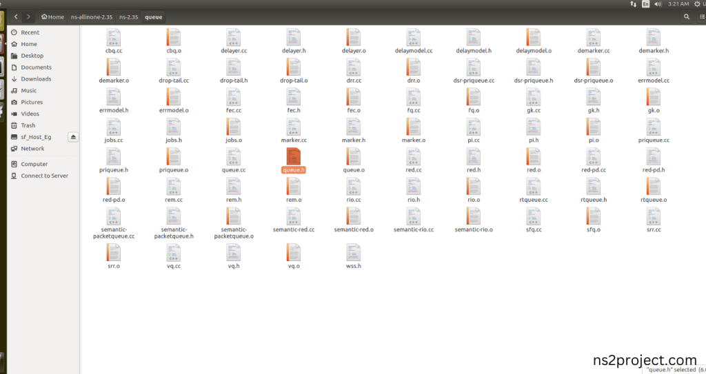 Importing Queue.h