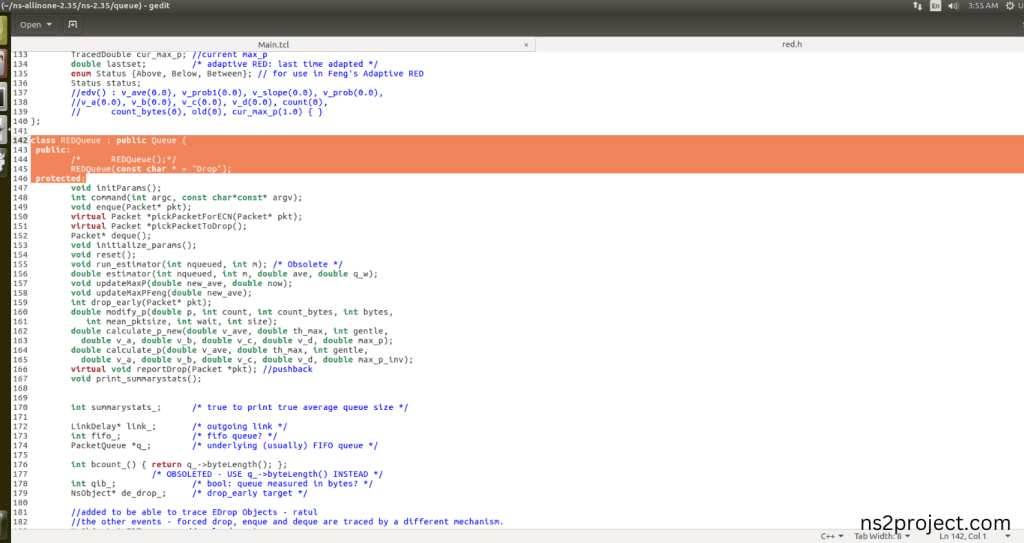 Importing Red.h