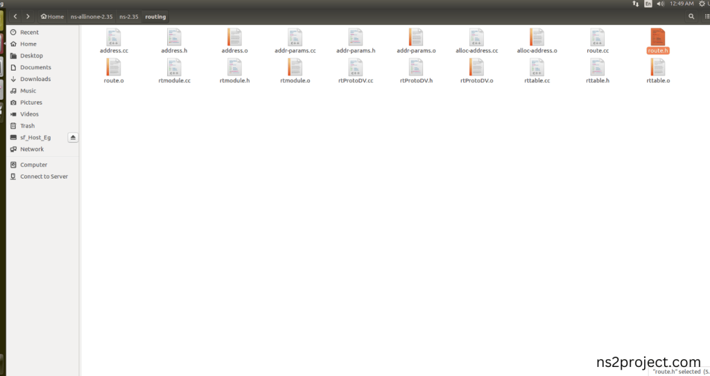 Importing Route.h
