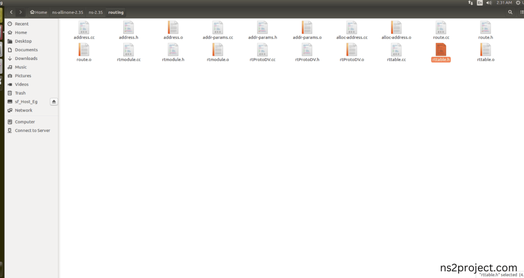 Importing Rttable.h