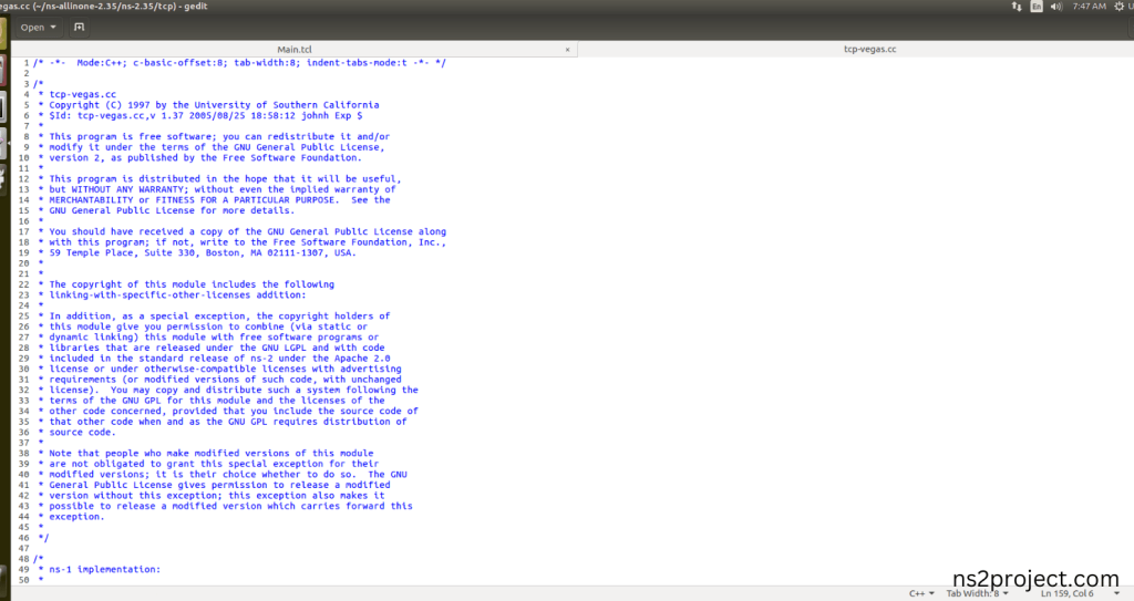 Importing Tcp-Vegas.cc.png
