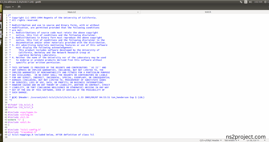 Importing tclcl.h