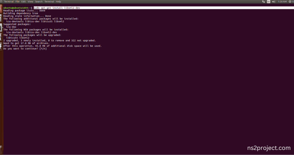 Libxml2-dev Installation Command