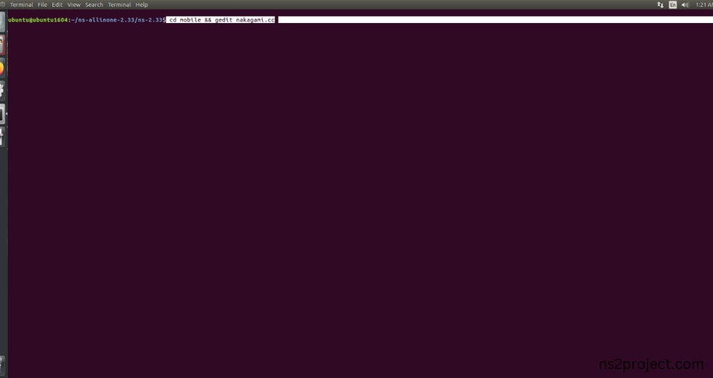 Modification of ns2.33 Code