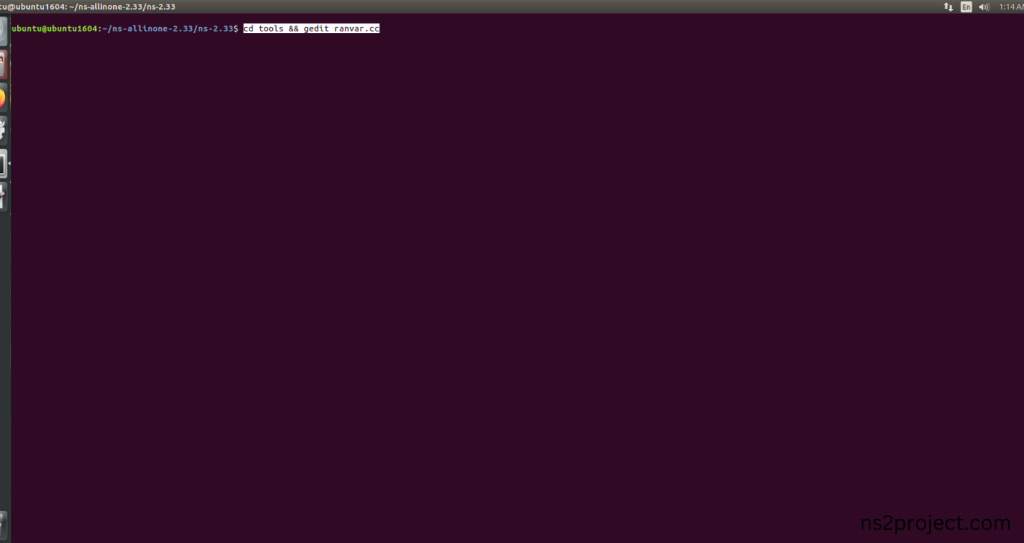 Modification of ns2.33 Code