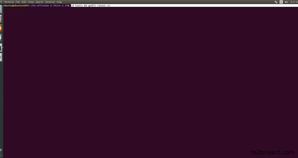 Modification of ns2.34 Code