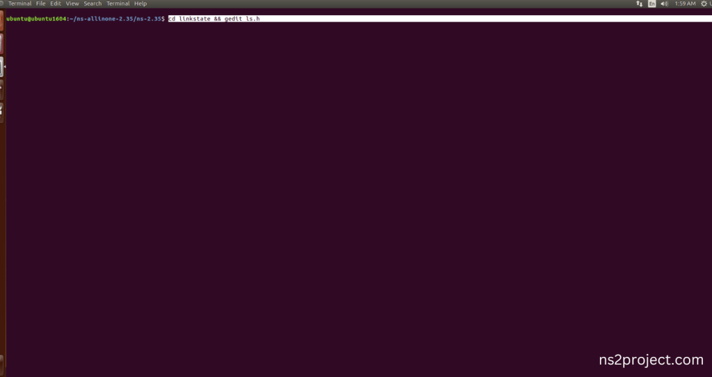 Modification of ns2.35 Code