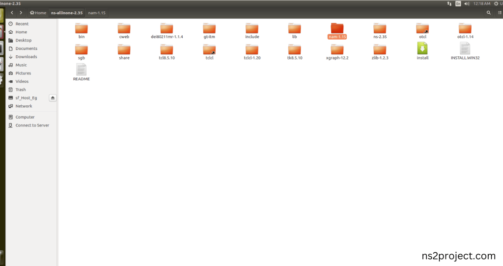 NS-ALLINONE-2.35 Installation