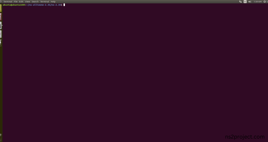 Open the Terminal
